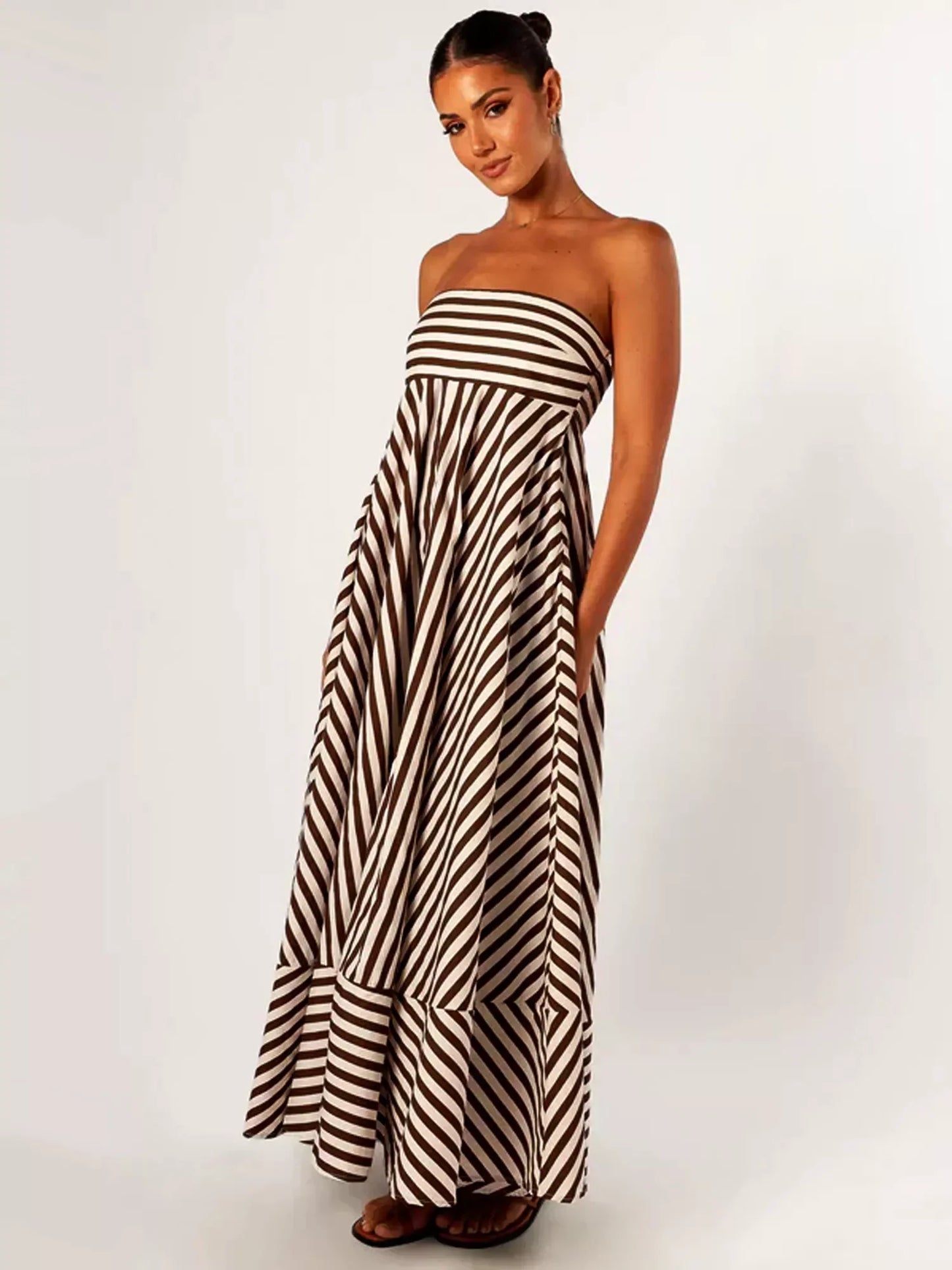 Ashley | Nocturnal Charm Ruched Maxi Dress