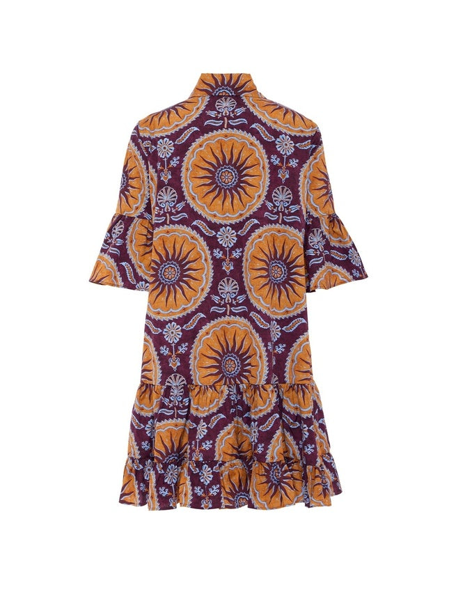 Grace | Dropped Waist Tiered Mini Dress