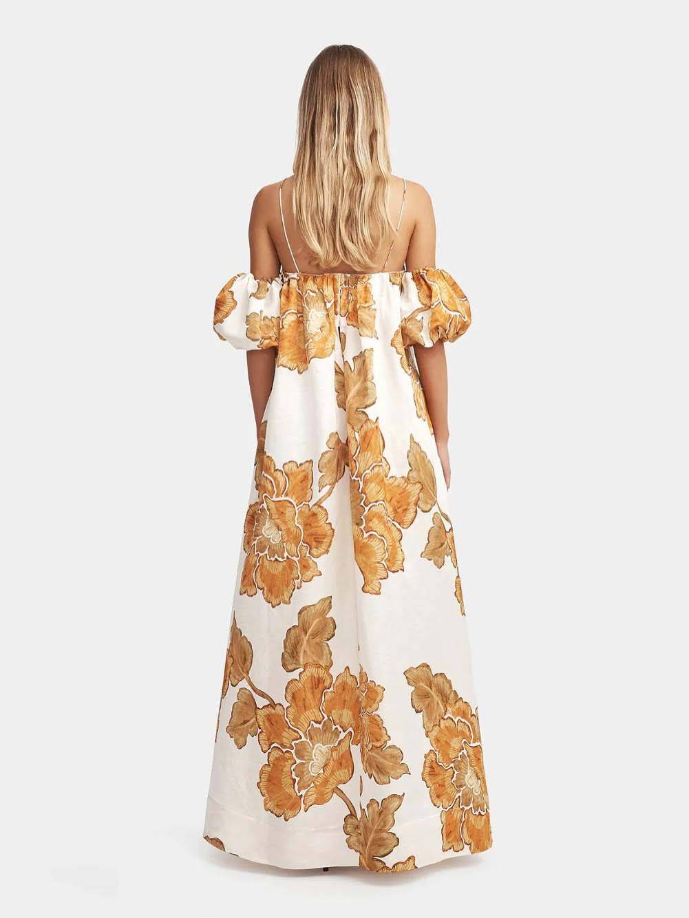 Alicia | Floral Print Sling Dress