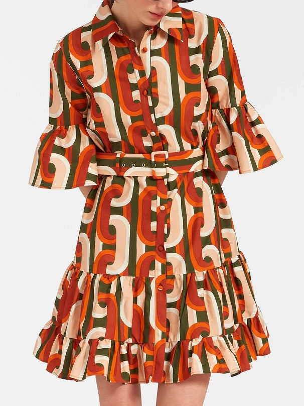 Hazel | Elegant Sassy Dropped Waist Mini Dress