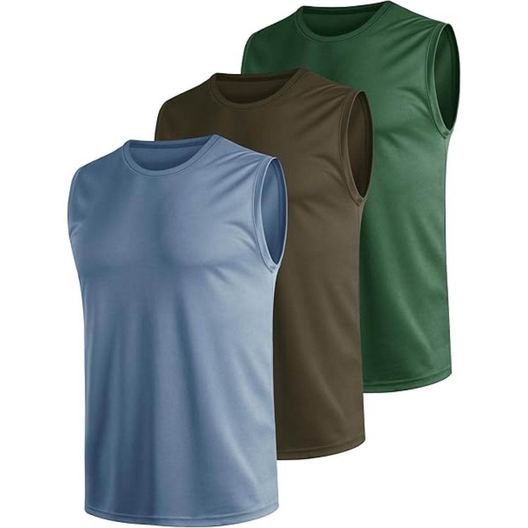 Zenmen 3-Pack Men’s Gym Tank Tops – Buy 1 Get 3 Free + Free Shipping