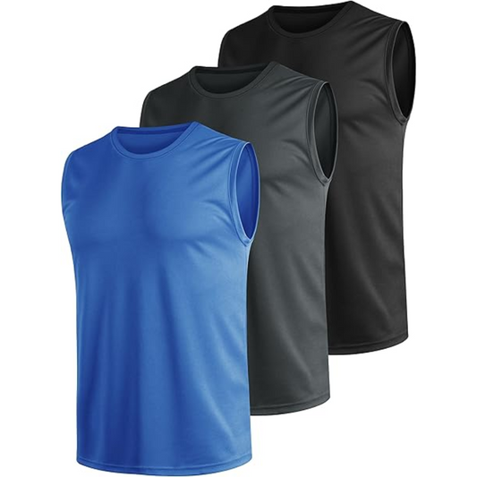 Zenmen 3-Pack Men’s Gym Tank Tops – Buy 1 Get 3 Free + Free Shipping