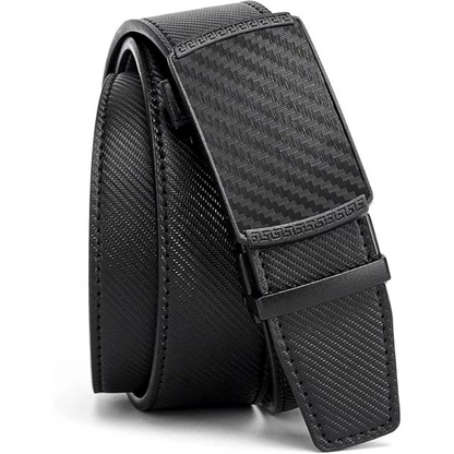 Leather Belt for Men – Buy 1, Get 2! Automatic Ratchet Belt for Jeans & Everyday Wear (1 3/8")