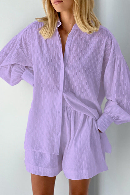 Maude | Chic Shirt & Shorts Set