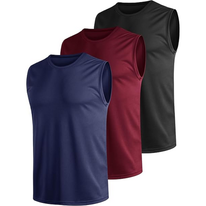 Zenmen 3-Pack Men’s Gym Tank Tops – Buy 1 Get 3 Free + Free Shipping