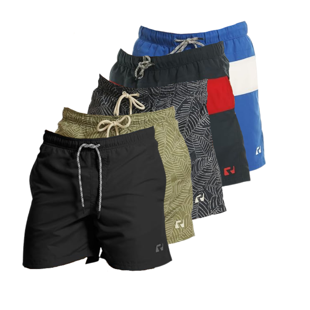 Men's Swim Shorts – Buy 2, Get 5 Quick-Dry Shorts with UV Protection