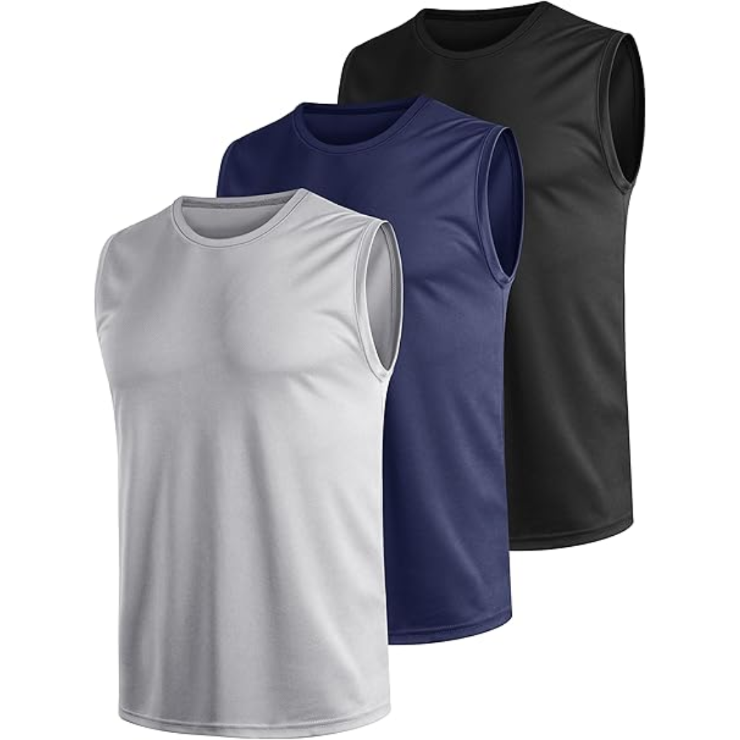 Zenmen 3-Pack Men’s Gym Tank Tops – Buy 1 Get 3 Free + Free Shipping