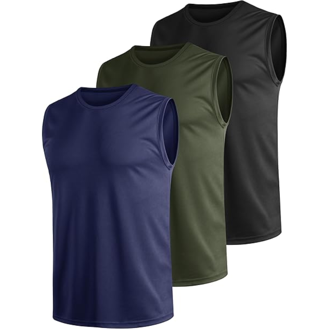 Zenmen 3-Pack Men’s Gym Tank Tops – Buy 1 Get 3 Free + Free Shipping