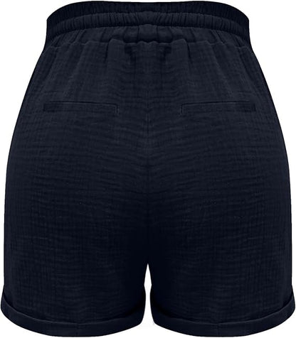 Summer Cotton and Linen Shorts