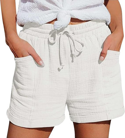 Summer Cotton and Linen Shorts