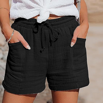 Summer Cotton and Linen Shorts