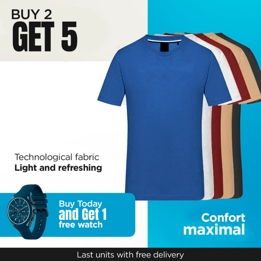 KIT SHIRTS [PAY 2 GET 5] + WATCH