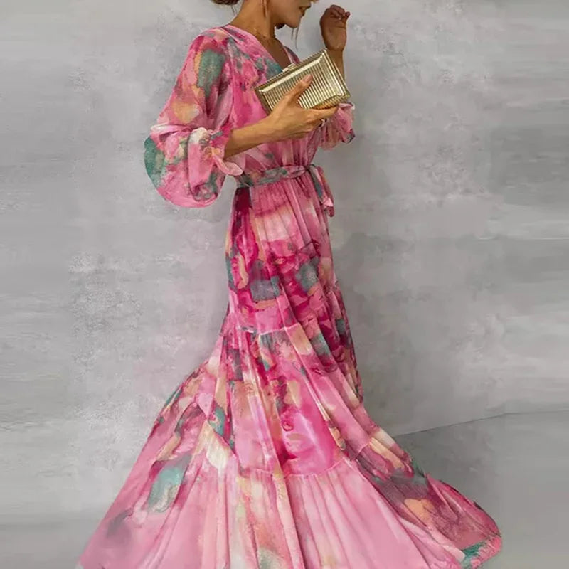 Emilyn - Elegant Floral Dress