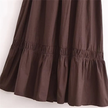 Vivienne | Slimming Poplin Splicing Dress